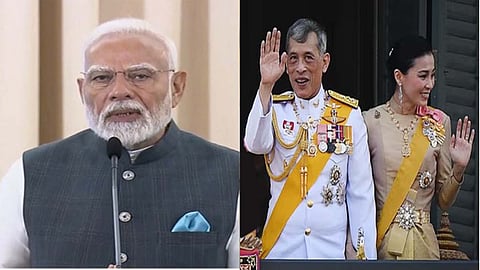 PM Modi on Friday had an audience with Thai King and Queen