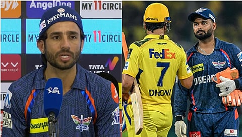 Bishnoi (L) , Doni and  Pant (R)