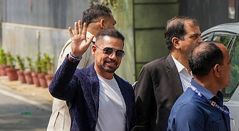 Robert Vadra appears before ED in Sanjay Bhandari case 