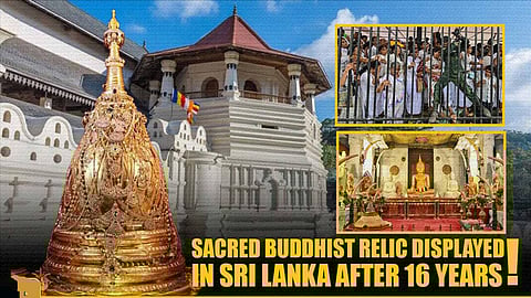 Buddha tooth relic concludes in Sri Lanka