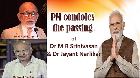 Condoles demise of nuclear scientist Srinivasan, astrophysicist Jayant Narlikar