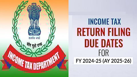 Income Tax dept extends due date to file ITR for AY26 till Sep 15