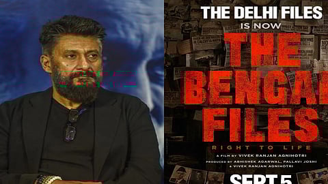 Vivek Ranjan Agnihotri renames new film 'The Delhi Files' to 'The Bengal Files' 