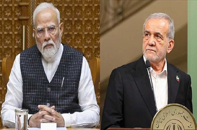 PM Modi speaks to Iranian President Pezeshkian