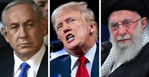 Netanyahu, Trump, Al Khamanei