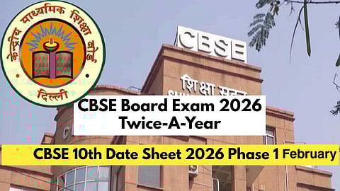 Twice-a-year board exams for Class-10 from 2026