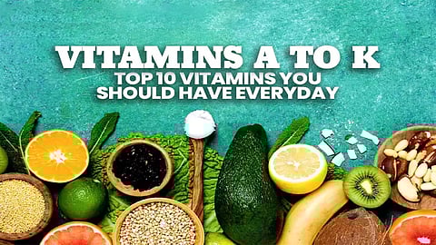 A to K of vitamins
