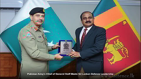 Discusses ties with Sri Lankan defence officials