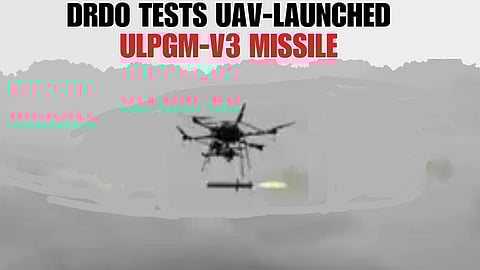 DRDO test-fires drone-launched missile