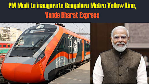 To launch metro yellow line, Vande Bharat Express