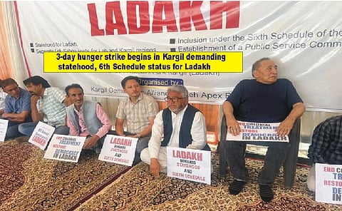 3-day hunger strike by Kargil, Leh bodies ends with rally to demand statehood for Ladakh