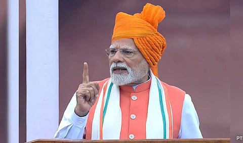 Narendra Modi breaks Indira Gandhi's record with 12 consecutive I-Day speeches