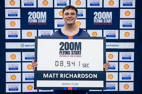 British track cyclist Matt Richardson