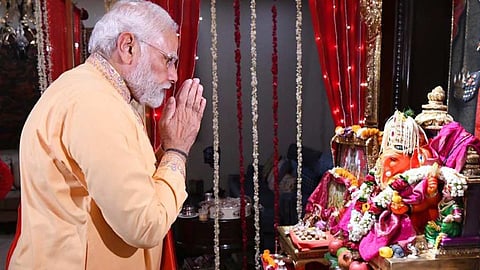 Greets people on Ganesh Chaturthi