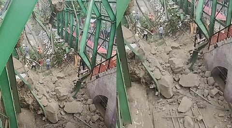 Landslide blocks rail route in Haridwar, movement of trains affected