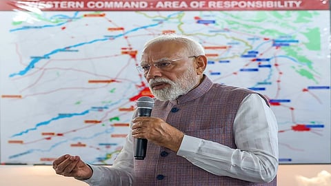 PM Modi arrives in Dehradun to conduct survey