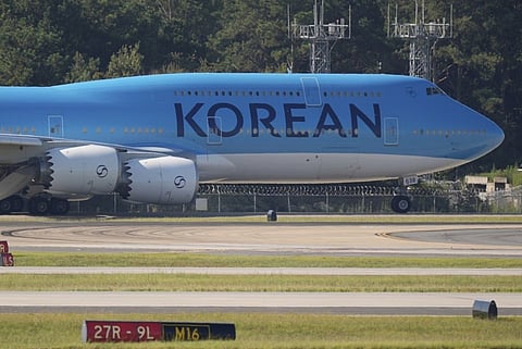 South Korea says charter plane