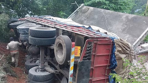 Woman, son escape unhurt