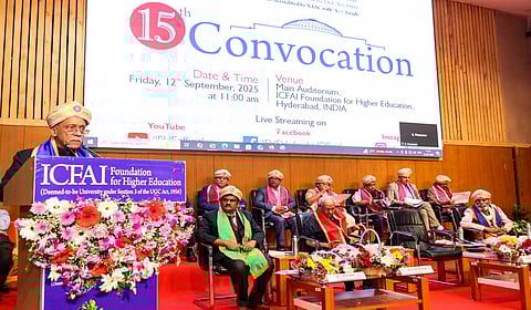  15th Convocation of  ICFAI Foundation for Higher Education