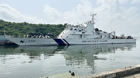 ICG launches fast patrol vessel 'Adamya' in Odisha coast