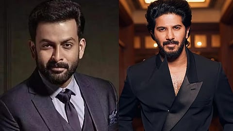 Malayalam actors Prithviraj and Dulquer Salmaan