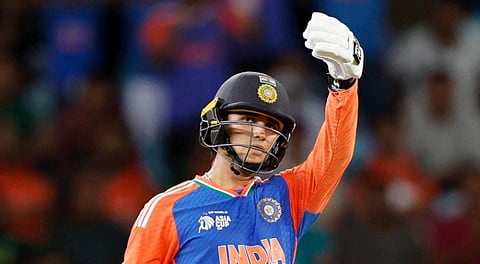 India's Abhishek Sharma 