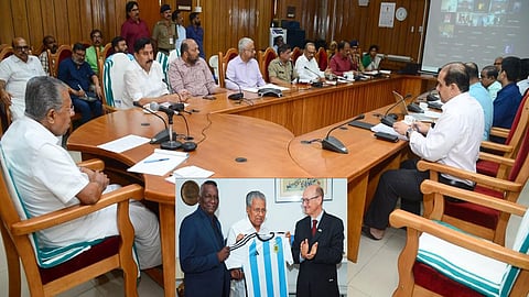 On Argentina football team's visit to Kerala in Nov