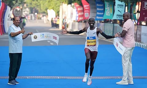 Kenyans Matata, Rengeruk win Delhi Half Marathon