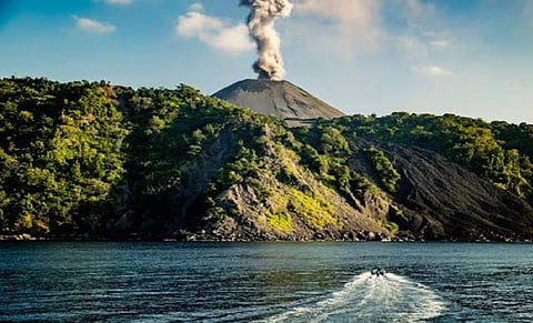 Barren Island , Andaman