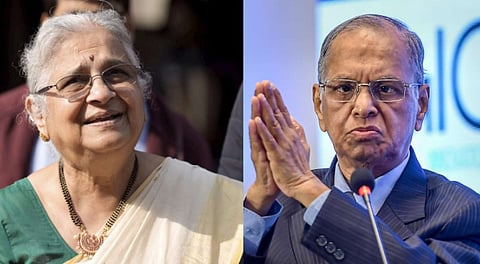 Sudha Murty, N R Narayana Murthy 