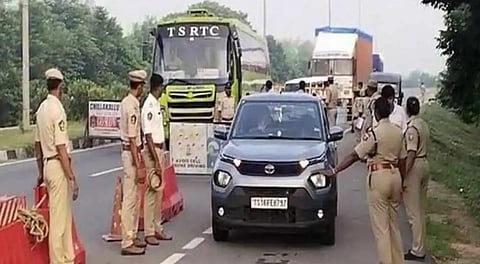 One of the Telangana transport checkposts