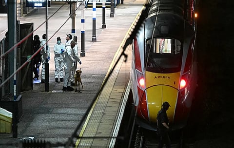 Nine people suffer life-threatening injuries in stabbing attack on UK trai