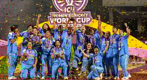 Women World Cup winning Indian team