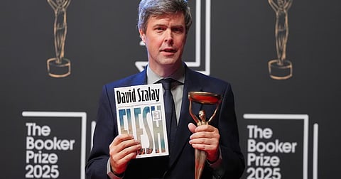 Canadian-Hungarian-British writer David Szalay wins Booker Prize for fiction with his novel 'Flesh'