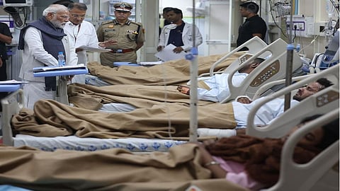 Survivors of the Red Fort blast at LNJP Hospital