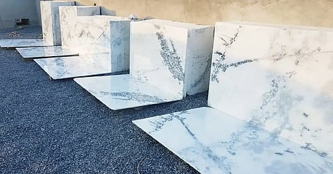 Gujarat's Ambaji white marble 