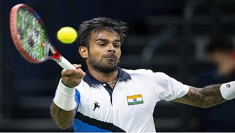  India's top-ranked male tennis player Sumit Nagal