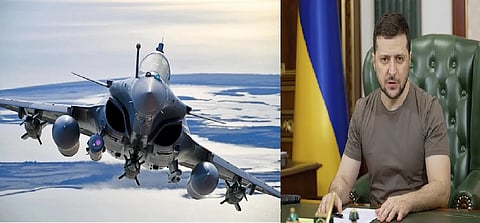 Ukraine signs letter of intent to buy up to 100 Rafale warplanes from France 