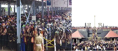 Sabarimala witnesses heavy rush on first day of annual pilgrimage season