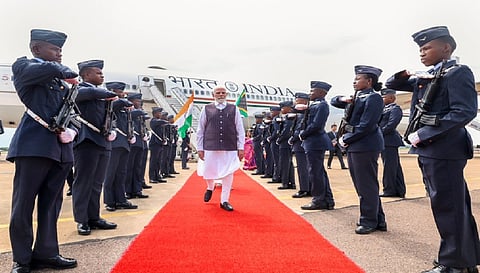 PM Modi arrives in South Africa to attend G20 summit