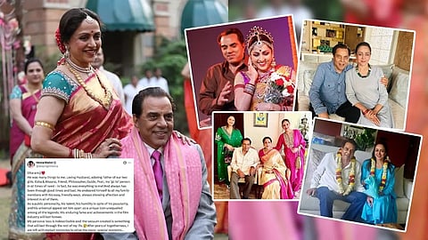 Indescribable loss: Hema Malini shares pictures in first post since with Dharmendra's death