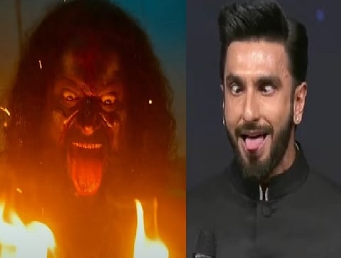 Ranveer Singh apologises for imitating Rishab Shetty's scene from 'Kantara' 