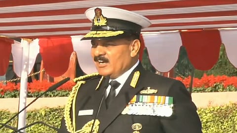 Navy chief    Admiral Dinesh K Tripath