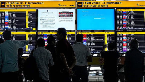 Check-in systems at airports face issues; flights delayed