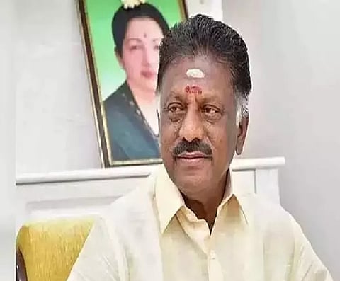 AIADMK leader O Panneerselvam 