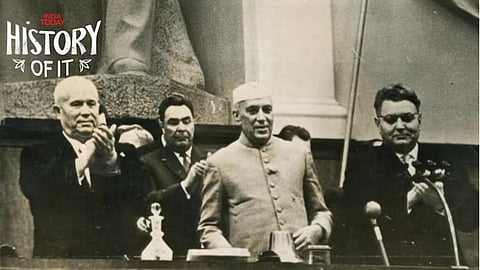 Indo-Soviet partnership cemented in 1955
