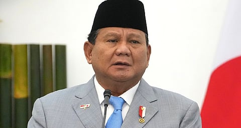 Indonesian President Subianto