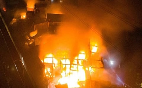 Fire in office building in Indonesia's capital kills at least 17 people