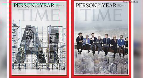 Time magazine issue- Person of the year 2025