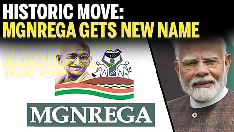 Govt to bring Bill replacing MGNREGA with new law